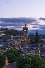 Fototapeta premium View from Calton hill in Edinburgh