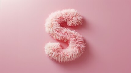 Fototapeta premium Fluffy Typography Delight: Super Lovely Candy Colors in Natural Light, Letters, Typography design, Graphic resource, wallpaper, banner design, brochure, web, advertising,