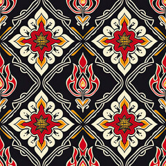 Seamless image of graphic patterns