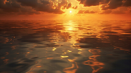 Fototapeta premium clouds reflected on water