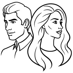 man-and-woman-profile-concept--an-illustration-of