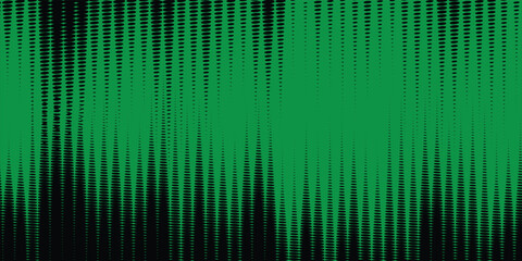 Dark black vector layout with elongated dots. Blurred decorative design in bubble abstract style on green background