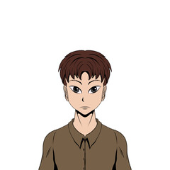 Avatar personnage homme manga