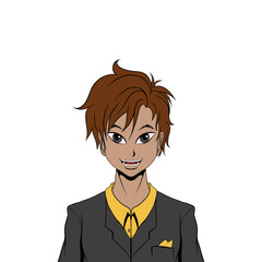 Avatar personnage homme manga