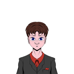 Avatar personnage homme manga