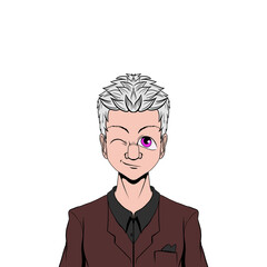 Avatar personnage homme manga