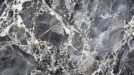Obraz premium Grey marble, texture background. Generative AI