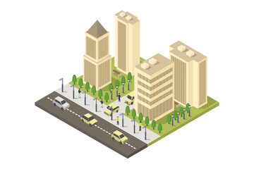 Obraz premium City isometric