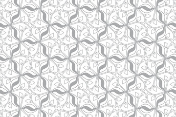 Modern ethnic decorative floral pattern design