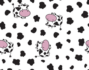 seamless pattern with cats