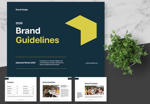 Green And Yellow Brand Style Guidelines
