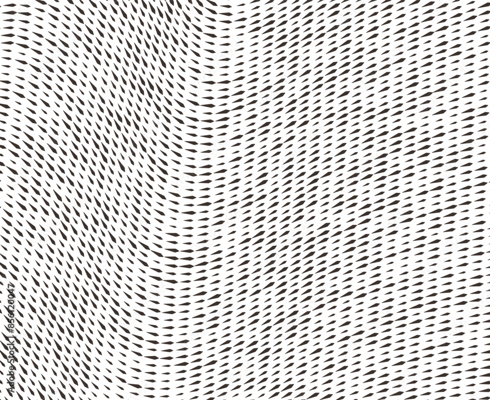 Poster black and white abstract wavy pattern background. vector format illustration design element