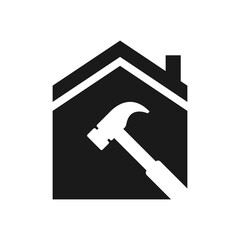 Home repair symbol logo icon vector 
