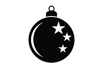 Christmas ball, Christmas ball icon vector, Christmas bauble vector illustration