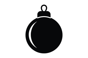 Christmas ball, Christmas ball icon vector, Christmas bauble vector illustration
