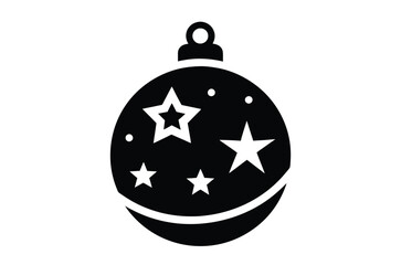 Christmas ball, Christmas ball icon vector, Christmas bauble vector illustration