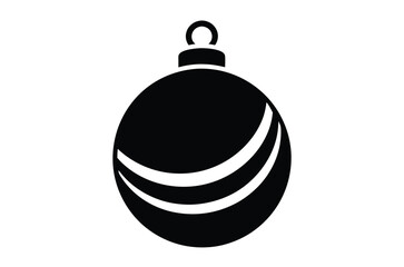 Christmas ball, Christmas ball icon vector, Christmas bauble vector illustration