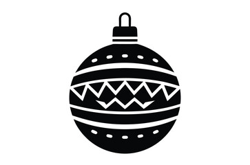 Christmas ball, Christmas ball icon vector, Christmas bauble vector illustration