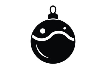 Christmas ball, Christmas ball icon vector, Christmas bauble vector illustration
