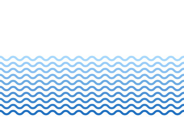 Background vector illustration of blue ocean wave layers