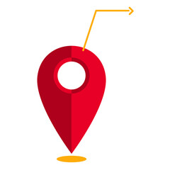 Premium Locations Tag icon, map symbol, Place marker, Road Navigations, Locations Mark.