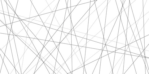Abstract beautiful perfect random Diagonal lines background. Geometric lines pattern transparent background. Black and white abstract random chaotic liens with business banner design template, vector.