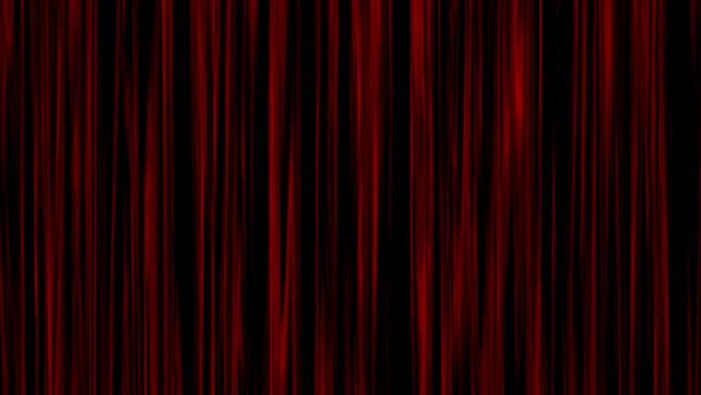 red curtain background