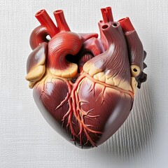 Naklejka premium Medical illustration of a human heart
