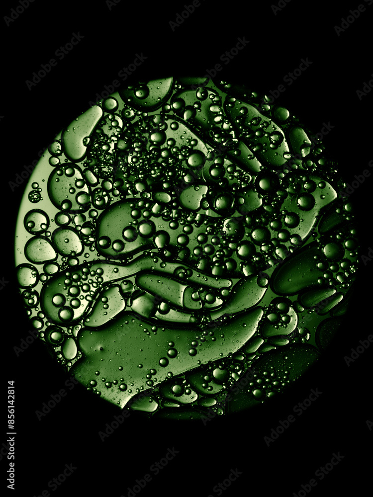 Wall mural science theme abstract background, microscopic cells