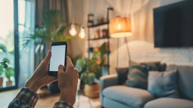 Setting Up Utilities: Person Contacting Service Provider to Arrange Home Services on Phone