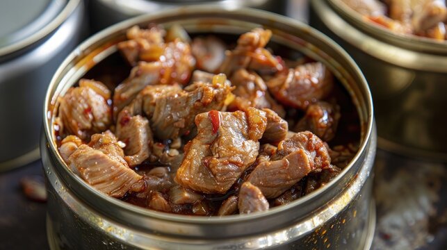 Canned food Barbecued poultry gizzards