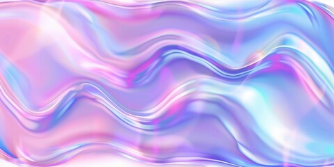 Fototapeta premium Abstract Holographic Background with Flowing Colors