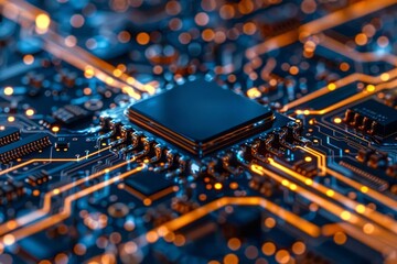 Cybersecurity trends in business top view Exploring protection measures technology tone Monochromatic Color Scheme