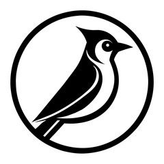 Blue Jay Icon in Circle Logo: A Stunning Visual Representation