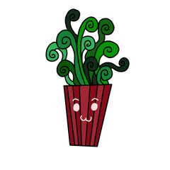 flower in flowerpot