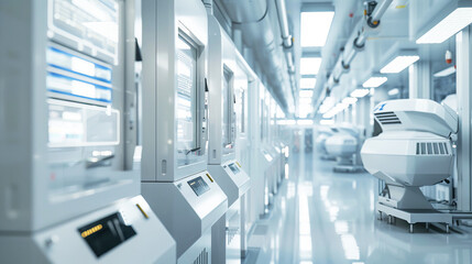 Obraz premium A generic high-tech production facility