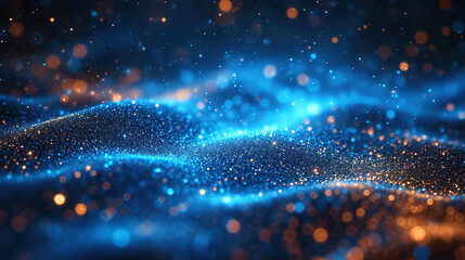 Blue and glitter texture abstract background

