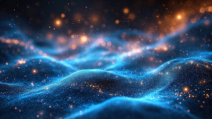 Blue and glitter texture abstract background
