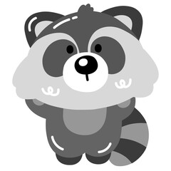 Cute raccoon 