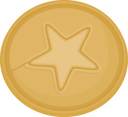 Illustration of Dalgona, Korean Sugar Candy