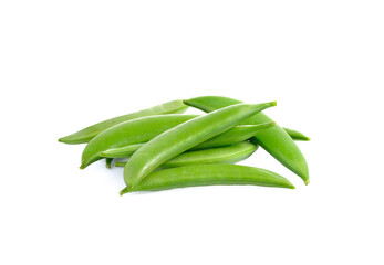 Fresh green peas on  transparent png