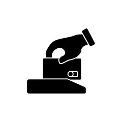 payment concept line icon. Simple element illustration. payment concept outline symbol design.