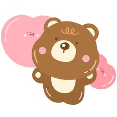 teddy bear with heart