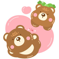 teddy bear with heart