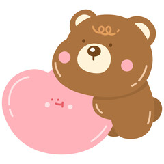 teddy bear with heart