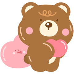 teddy bear with a heart