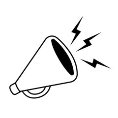  bullhorn megaphone vector icon