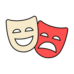 facial mask symbol vector