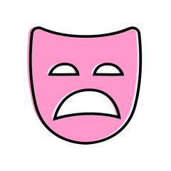 facial mask symbol vector