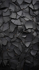 Black Synthetic Rubber, Abstract Image, Texture, Pattern Background, Wallpaper, Background, Cell Phone Cover and Screen, Smartphone, Computer, Laptop, 9:16 and 16:9 Format - PNG